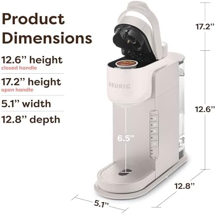 Keurig K-Express Coffee Maker, Single Serve K-Cup Pod Coffee Brewer, Warm Stone