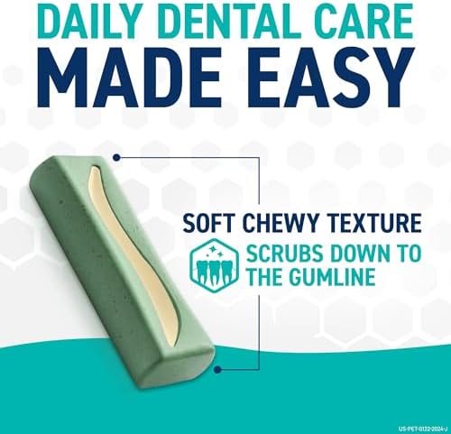 ORAVET Dental Chews for Dogs, Oral Care and Hygiene Chews (Large Dogs, Over 50 lbs.) Pink Pouch, 30 Count (Pack of 1)