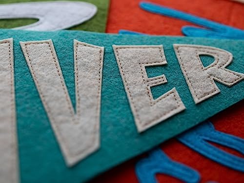 Duty Covered - Rosanbella Personalized Name Pennant for Nursery Room Decor, Baby Shower Gift, Baby Boy Girl Name Nursery Flag, Baby Name Banner Flag Wall Hanging, Specify the Colour by Yourself
