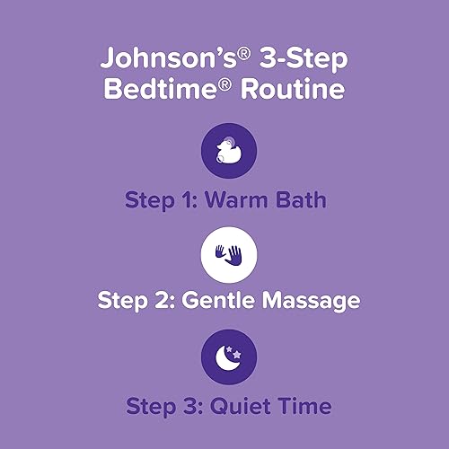 Johnson's Moisturizing Bedtime Baby Lotion with Coconut Oil & NaturalCalm Aromas to Help Relax Baby, Mild, Hypoallergenic & Paraben-, Phthalate- & Dye-Free, Twin Pack, 27.1 fl. oz, 2 Pack