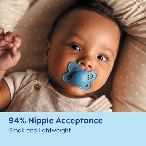 MAM Original Matte Baby Pacifiers, Binky for Girls 0-6 Months, BPA-Free Silicone Nipple, Easy to Clean, Best for Breastfed Babies, Developed with Medical Experts, 4 Count Binkies