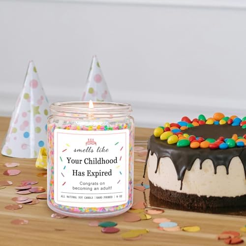 Homsolver 16th 17 18th Birthday Gifts for Girls, Birthday Gifts for 16 17 18 Year Old Girls, High School Graduation Gift for Teens Girls 16-18, (Vanilla Birthday Cake Scent with Sprinkles)
