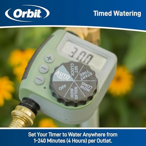 4-Pack Orbit 62056 One Outlet Single-Dial Hose Faucet Timer (Pack of 4)