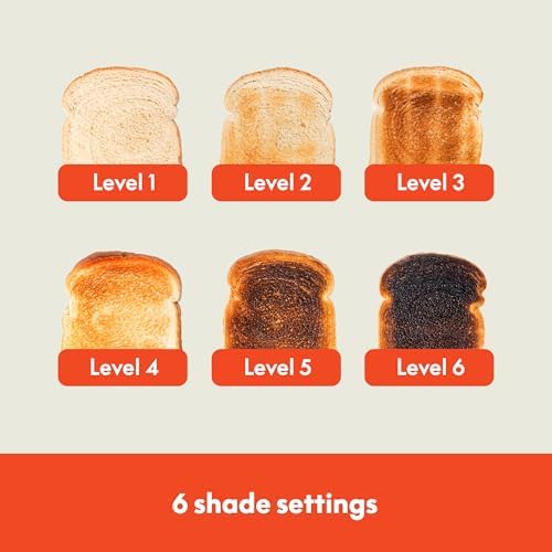 BELLA 2 Slice Toaster with Auto Shut Off - Extra Wide Slots & Removable Crumb Tray and Cancel, Defrost & Reheat Function - Toast Bread, Bagel & Waffle, Aqua