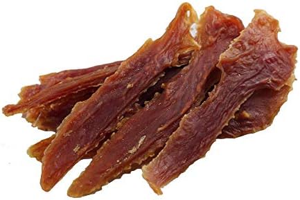 Amazon Brand - Solimo Duck Jerky Dog Treats,2 pounds