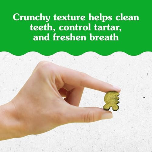 Greenies Feline Adult Dental Cat Treats, Catnip Flavor, 9.75 oz. Tub