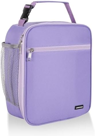 Lunch box Lunch bag for men women Insulated Lunchbox Lunch bags for Work Picnic Travel (Purple)