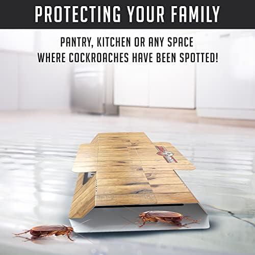 Roach Traps Indoor Sticky (36 Pack) - Glue Traps for Roaches Bug Traps with Roach Bait Traps - Long Lasting Non-Toxic Children and Pet Friendly - Trap a Pest