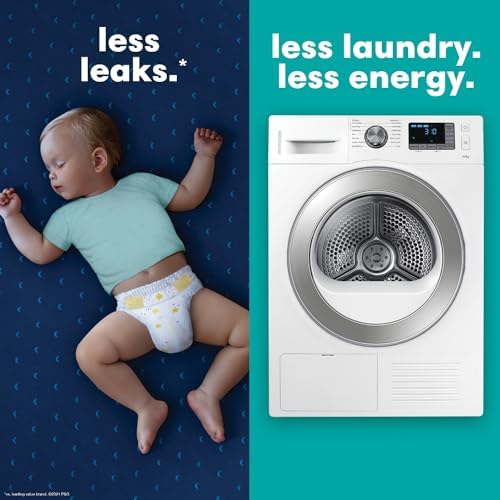Pampers Overnight Diapers - Swaddlers Overnights - Size 7, 36 Count, Disposable Baby Diaper, Night Time Leak and Skin Protection