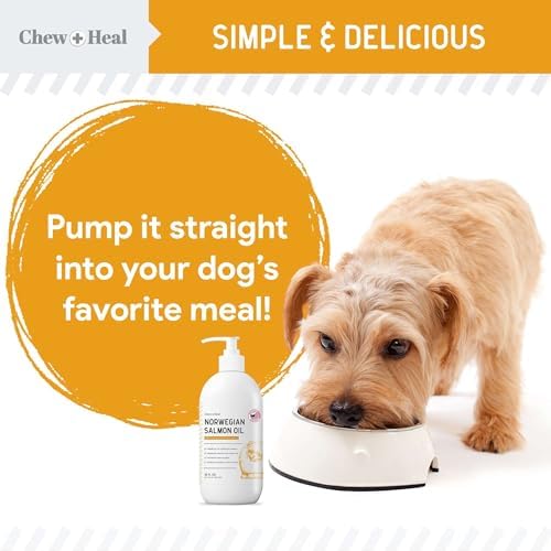 Salmon Oil for Dogs and Cats, 32 oz - Omega-Rich Supplement for Healthy Skin & Coat, Joint & Immune Support - All-Natural Fish Oil Liquid - Premium Pet Care, Made in USA