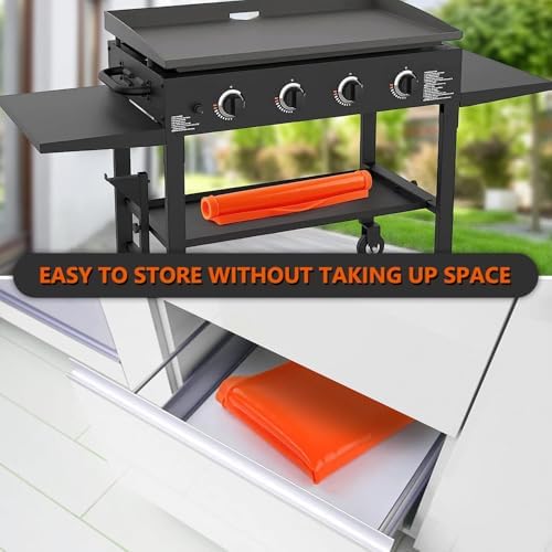 36" Silicone Griddle Mat for Blackstone 36 Inch Griddle, Heavy Duty Food Grade Silicone Griddle Cover, Protect Your Griddle from Dirt & Rust All Year Round