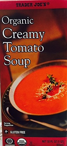 Trader Joes Organic Creamy Tomato Soup - Gluten Free