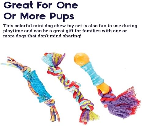 Petstages Orka Mini Dental Dog Chew Toys - 3 Pack
