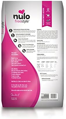 Nulo Freestyle High Protein Cat & Kitten Food, Chicken & Cod Recipe - Natural Grain-Free Dry Cat Food with Omega Fatty Acids & Probiotics, 4 lb Bag