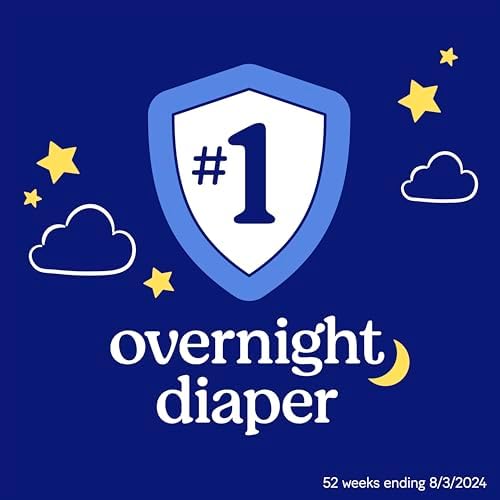 Huggies Size 5 Overnites Baby Diapers: Overnight Diapers, Size 5 (27+ lbs), 100 Ct (2 Packs of 50), Packaging May Vary
