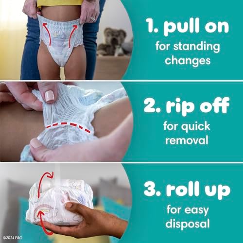 Pampers Diapers - Swaddlers 360 - Size 5, 116 Count, for up to 100% Leakproof Premium Skin Protection (Packaging May Vary)