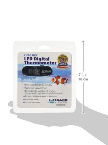 Lifegard Aquatics LED Digital Thermometer for Aquariums