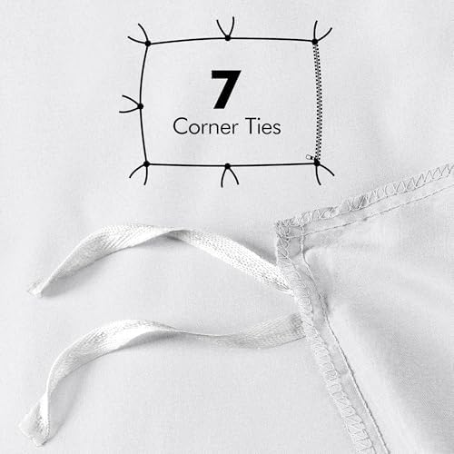 Utopia Bedding Duvet Cover King Size - 3 Piece with Zipper Closure - 1 Comforter Cover 104X90 Inches & 2 Pillow Shams 20X36 Inches (White) Comforter Not Included