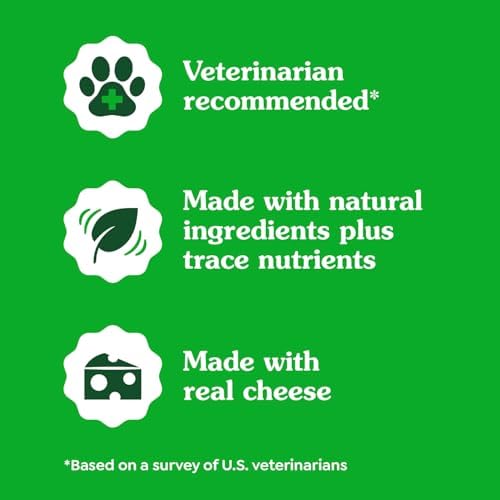 Greenies Pill Pockets for Dogs Small Size, Soft Dog Treats, Cheese Flavor, (6) 3.2 oz. Pouches (180 Treats Total)