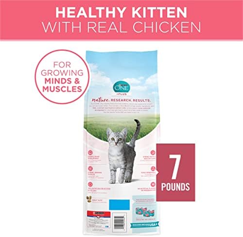 Purina ONE High Protein, Natural Dry Kitten Food, +Plus Healthy Kitten Formula - 7 lb. Bag
