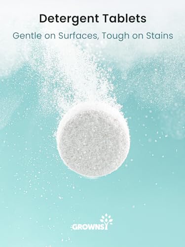 GROWNSY Detergent Washing Tablets 130 PCS for Momcozy, Baby Brezza Bottle Washer, Compatible with All Brands Baby Bottle Washers