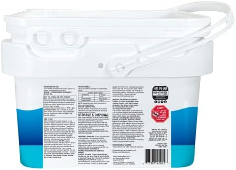 HTH 42052W Pool Care 3" Chlorine Tabs Advanced, Individually Wrapped Tablets - Swimming Pool Sanitizer with Clarifier & Algaecide, Destroys Bacteria & Algae, Delivers Clear Water All Season, 5 lbs