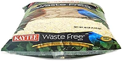 Kaytee Waste Free Blend Wild Bird Food, 10 Pound (Pack of 2)