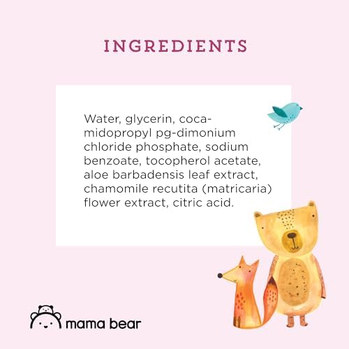 Amazon Brand - Mama Bear Gentle Fragrance Free Baby Wipes, Hypoallergenic, Sensitive Skin, Unscented, 800 Count (8 Packs of 100)