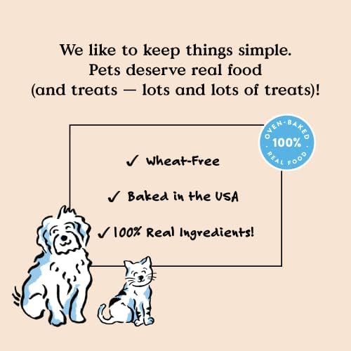 Bocce's Bakery Berry Smoothie Wellness Treats for Dogs, Wheat-Free Everyday Dog Treats, Made with Real Ingredients, Baked in The USA, All-Natural Soft & Chewy Cookies, 12 oz