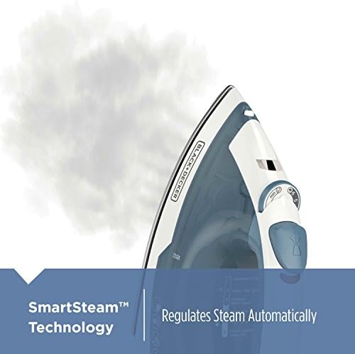 BLACK+DECKER 4-Slice Toaster Oven with Easy Steam Compact Iron, Nonstick Plate, SmartSteam, Anti-Drip