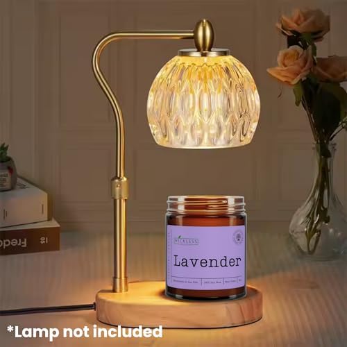 Wickless Candles for Candle Warmer Lamp, Many Scents to Choose, 100% Non-Toxic Soy Wax, Scented Candle Melts for Warming Plate, Handmade in The USA (Lavender)