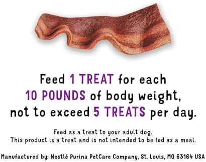 Purina Beggin' Strips Dog Treats, Original With Bacon Flavor - (Pack of 2) 26 oz. Pouches