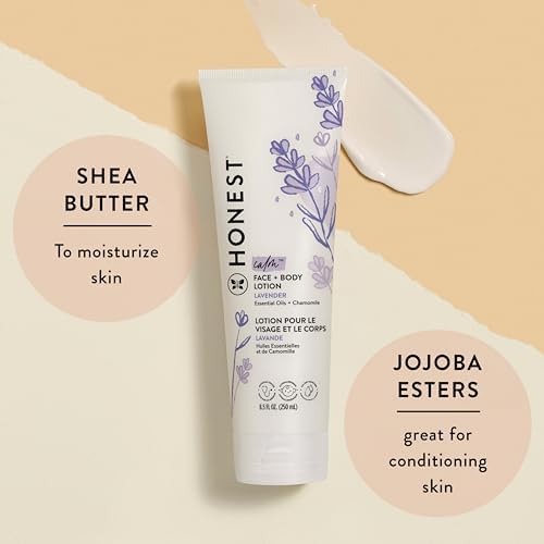 The Honest Company Babe's Mini Must Haves Gift Set | Travel Size Hypoallergenic Lavender Bathtime Essentials | Shampoo + Body Wash (2 fl oz), Face + Body Lotion (1 fl oz), Bubble Bath (2 fl oz)