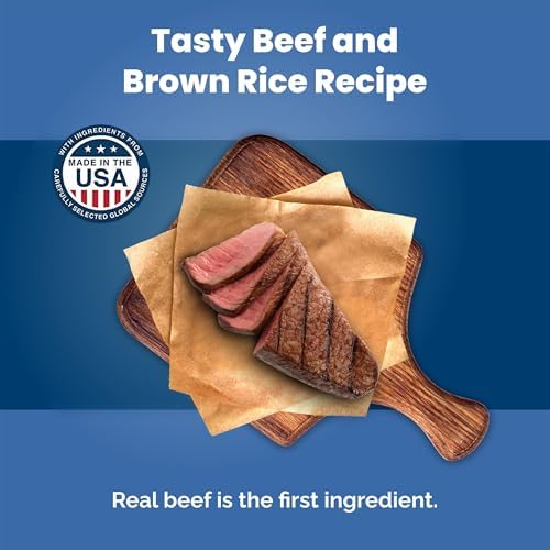 Blue Buffalo Life Protection Formula Adult Dry Dog Food, Helps Build and Maintain Strong Muscles, Made with Natural Ingredients, Beef & Brown Rice Recipe, 30-lb Bag