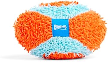Chuckit! Indoor Fumbler Toy for Dogs - Interactive Dog Toys for Boredom, 7.5 Inch, Orange and Blue Roller
