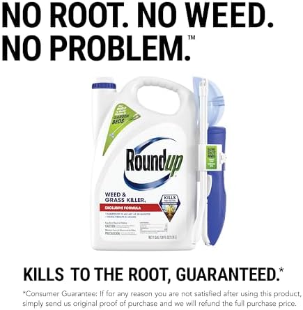 Roundup Weed and Grass Killer₄ with Pump 'N Go 2 Sprayer, Use in and Around Flower Beds, Trees & More, 1.33 gal.