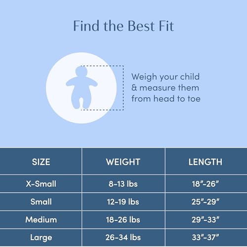 SleepingBaby Zipadee-Zip Transition Swaddle - Cozy Baby Swaddle Blanket with Zipper Convenience - Roomy Wearable Blanket for Easy Diaper Changes - Basil, Small (4-8 Month)