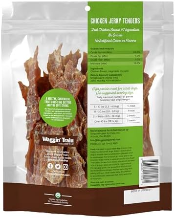 Waggin' Train Chicken Jerky for Dogs - Limited Ingredient Dog Treats for Dogs 30 oz. Pouch