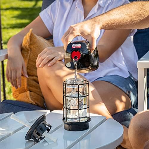 TIKI BiteFighter Mosquito Repellent Torch Fuel - 1 Gallon (128 oz.), Citronella & Cedar Formula for Mosquito Repellency, Easy Pour Bottle, Use with Torches & Table Torches, Outdoor & Backyard Use