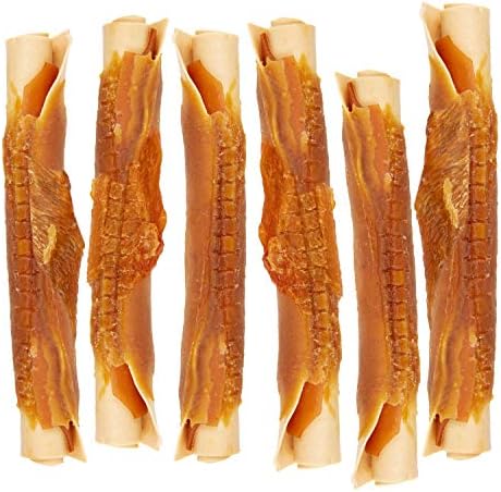 DreamBone Triple Flavor Rolls 6 Count, Rawhide-Free Chews for Dogs