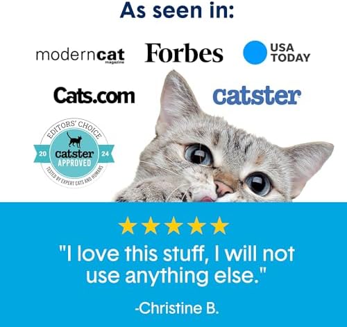 Boxie® Unscented 30 Day Odour Control Clumping Clay Cat & Kitty Litter 16 lb, 99.9% Dust-Free, Hard Flat Top® Clumps, No Fragrances No Fillers, Long-Lasting, Easy to Scoop