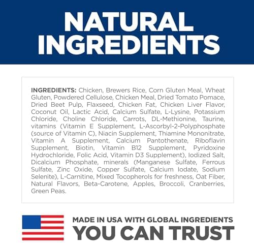 Hill's Science Diet Perfect Weight, Adult 1-6, Weight Management Support, Dry Cat Food, Chicken Recipe, 7 lb Bag
