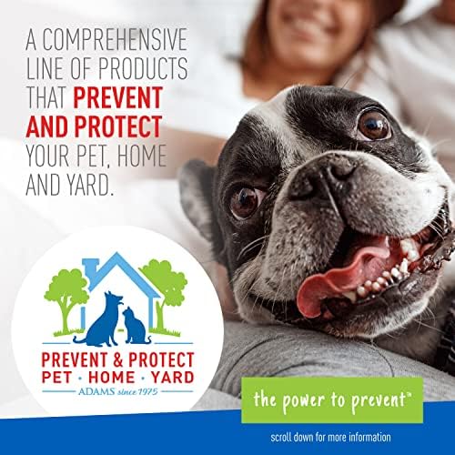 Adams Flea & Tick Home Spray with Precor, Kills Fleas, Flea Eggs, Flea Larvae, Bed Bugs, Ticks, Ants, Cockroaches, Spiders, Mosquitoes And Many Other Listed Nuisance Pests In The Home, 24 Fl Oz