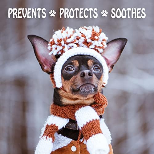 Musher's Secret Dog Paw Wax 60 g (2.1 oz) - Moisturizing Dog Paw Balm that Creates an Invisible Barrier That Protects and Heals Dry Cracked Paws - All-Natural with Vitamin E and Food-Grade Ingredients