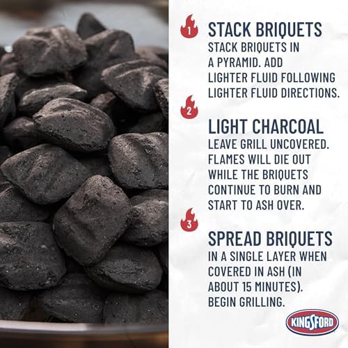 Kingsford Original Charcoal Briquettes, BBQ Charcoal for Grilling, 16 Pounds (Package May Vary)