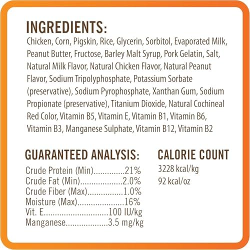 NutriChomps Dog Chews, 6-inch Braids, Easy to Digest, Rawhide-Free Dog Treats, Healthy, 10 Count, Real Chicken, Peanut Butter and Milk flavors