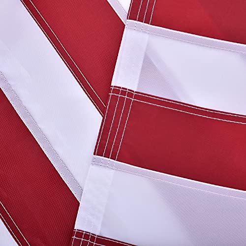 American Flag 4x6 FT, US Flags USA High Wind with Embroidered Stars, Sewn Stripes, Brass Grommets, Durable USA Flag Outdoor Outside
