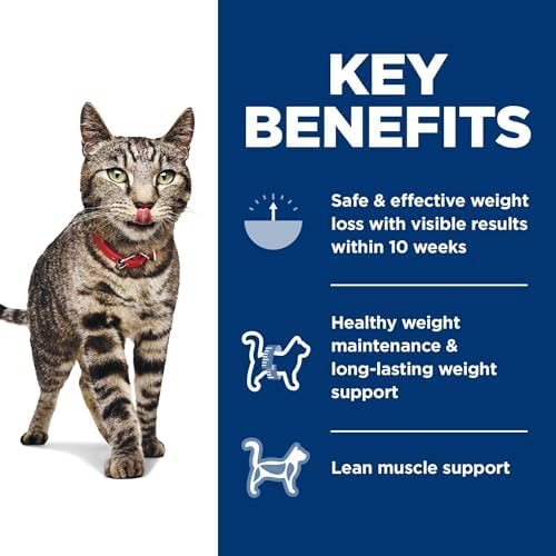 Hill's Science Diet Perfect Weight, Adult 1-6, Weight Management Support, Dry Cat Food, Chicken Recipe, 7 lb Bag
