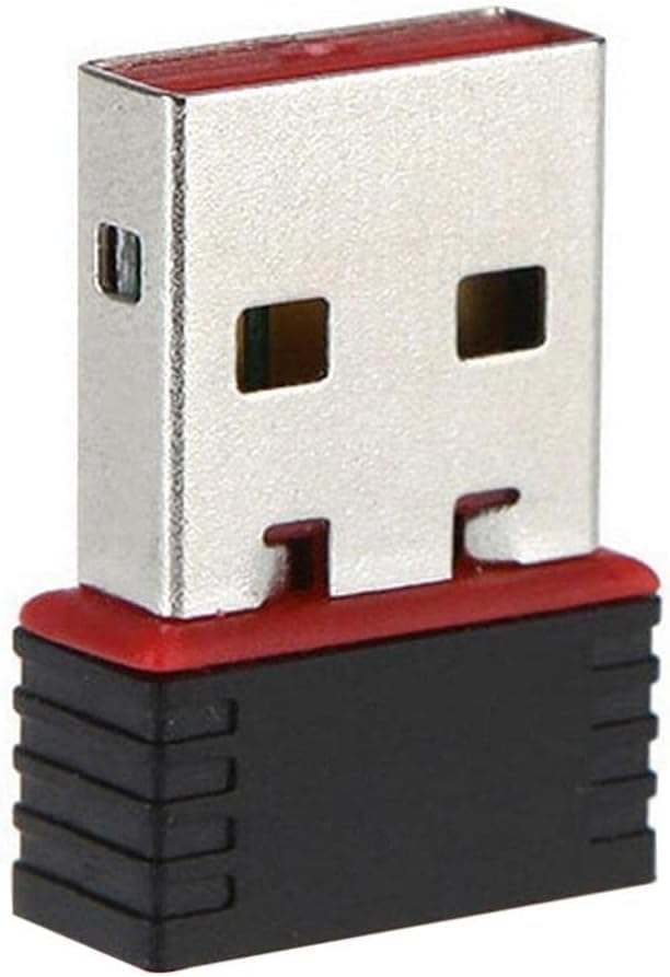 2 Pcs Black Mini for 150Mbps USB and for USB 2.0 WiFi Adapter Free Driver Wireless for 802.11n Wireless Compatible with IEEE for 802.11n,IEEE 802.11g,for IEEE 802.11b Standard 150M Network LAN Card Ne