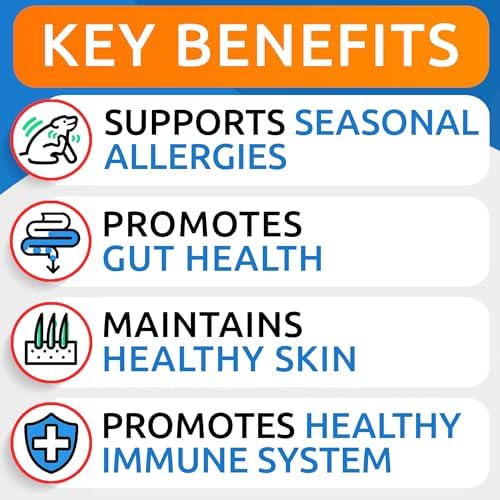 BARK&SPARK Dog Allergy Relief Chews - Anti-Itch Skin & Coat Supplement - Omega 3 Fish Oil - Itchy Skin Relief Treatment Pills - Itching&Paw Licking - Dry Skin&Hot Spots - (120 Immune Treats - Chicken)